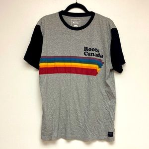 Roots rainbow tee
